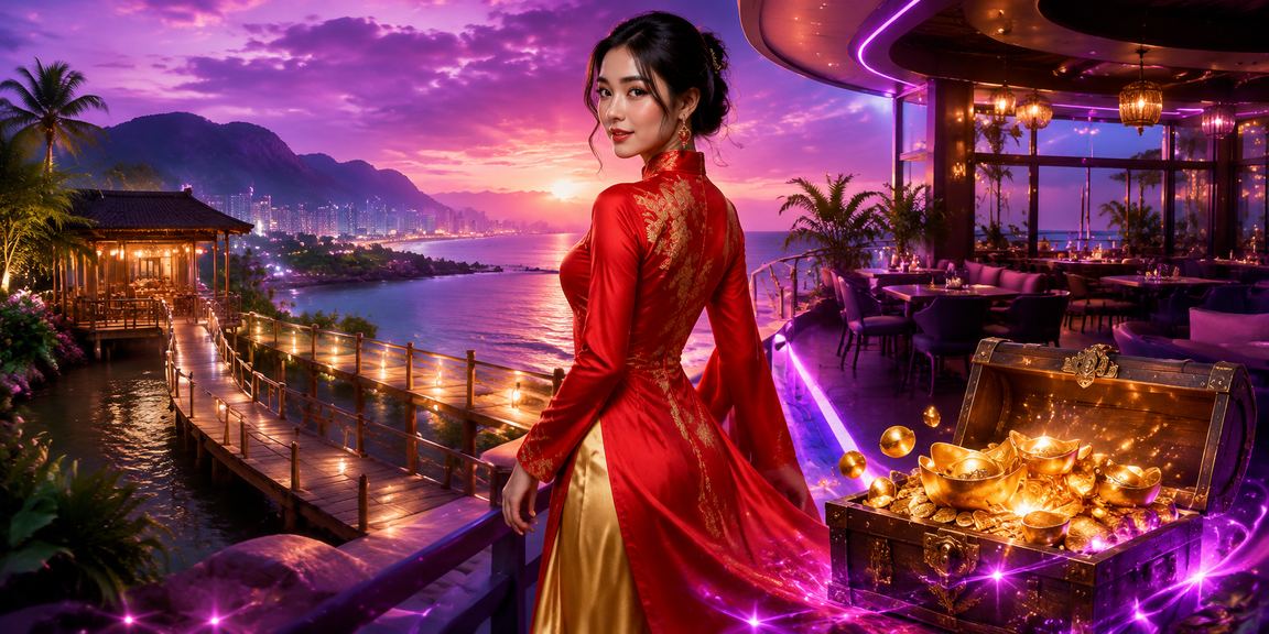 Khung cảnh Vũng Tàu khi người dùng so sánh tỷ lệ thể thao và xổ số
